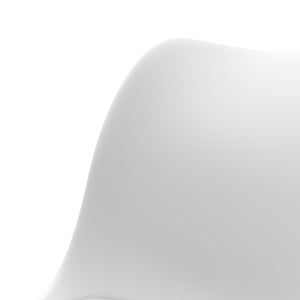 Tabourets de bar blancs AMELIA, lot de 2