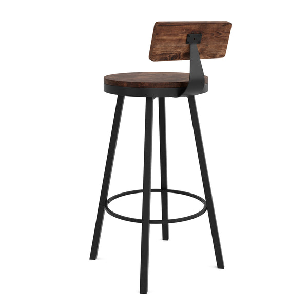 Ensemble de 2 tabourets de bar vintage