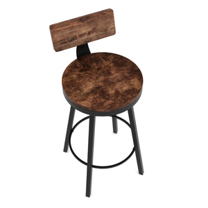 Ensemble de 2 tabourets de bar vintage