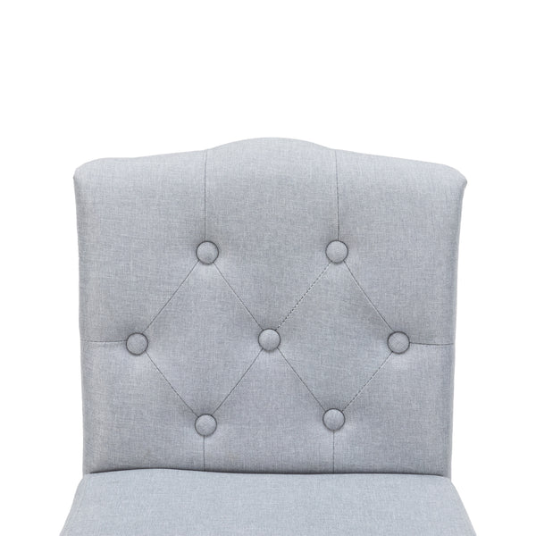 Set di 2 sgabelli da bar WADE, grigio/nero