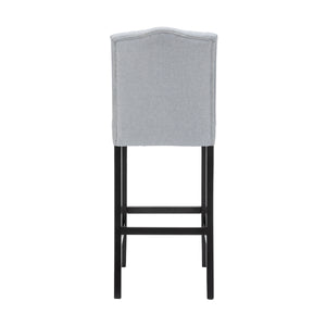 Set di 2 sgabelli da bar WADE, grigio/nero