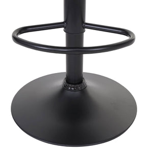 Barhocker Wildlederimitat - vintage dunkelgrau