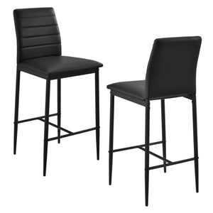 2er-Set Barhocker Barstuhl Lidköping mit Rückenlehne