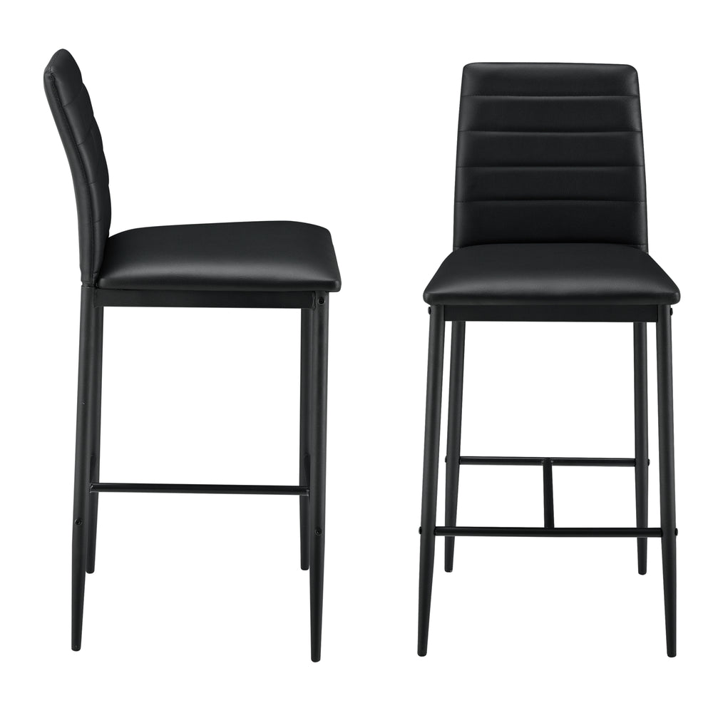 2er-Set Barhocker Barstuhl Lidköping mit Rückenlehne