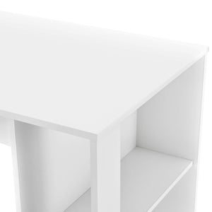 Bartheke Danderyd 120x60x105.5 cm mit 3 Ablageflächen Weiss