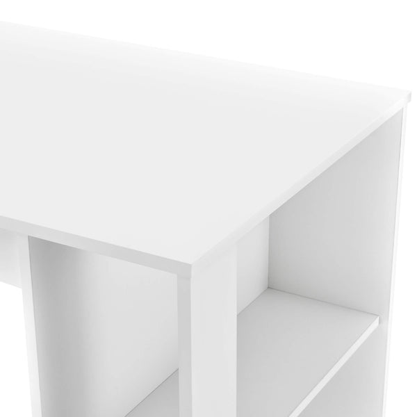 Bartheke Danderyd 120x60x105.5 cm mit 3 Ablageflächen Weiss