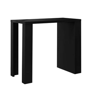 Tavolo da bar Bonn 117 x 57 x 106,5 cm con 3 scomparti, nero 