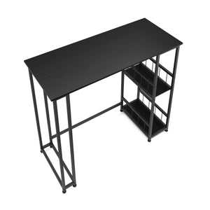 Table de bar SAMUEL 120 x 50 x 105 cm noire