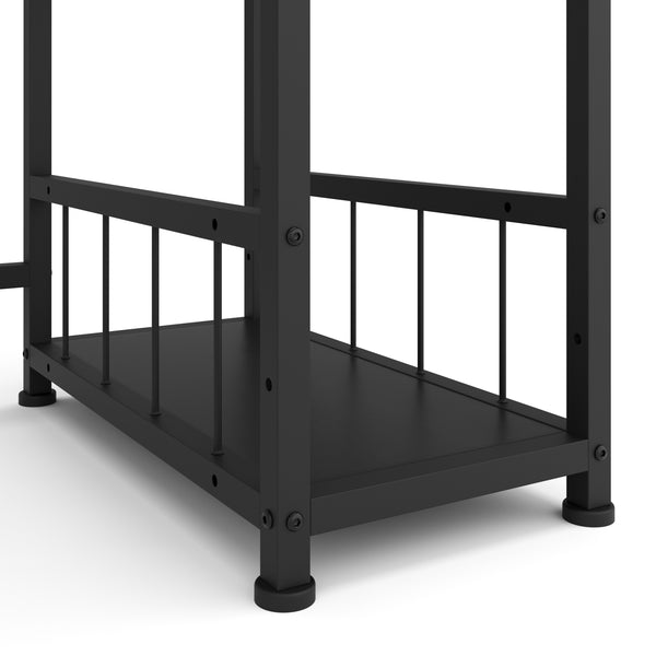 Table de bar SAMUEL 120 x 50 x 105 cm noire