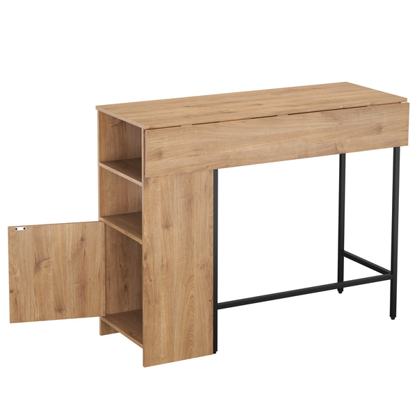 Bartisch LANZEN klappbar 120 x 45/63 x 95 cm natur