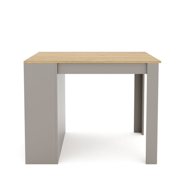 Tavolo da bar MORRISON 100 x 67 x 77 cm naturale/antracite