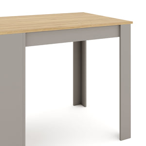 Tavolo da bar MORRISON 100 x 67 x 77 cm naturale/antracite
