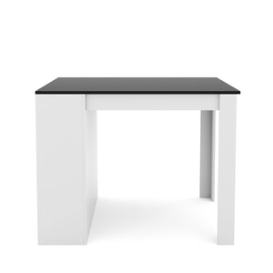 Tavolo da bar MORRISON 100 x 67 x 77 cm bianco/antracite
