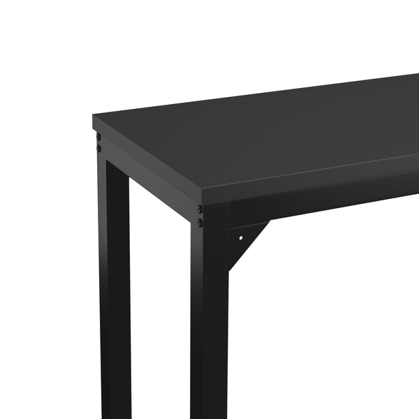 Bartisch PIETRO 140 x 40 x 100 cm schwarz