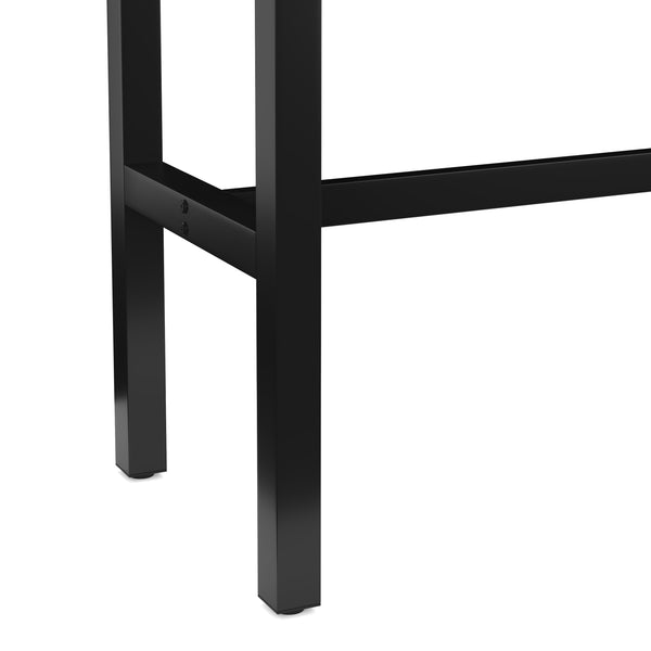 Bartisch PIETRO 140 x 40 x 100 cm schwarz