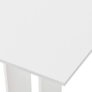 Esstisch Lindesnes 65x65x78 cm Weiss Matt