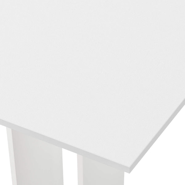 Esstisch Lindesnes 65x65x78 cm Weiss Matt
