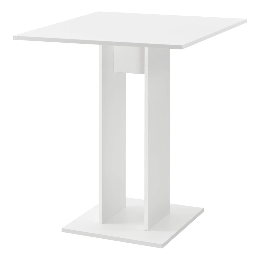 Table de salle à manger Lindesnes 65x65x78 cm Blanc mat