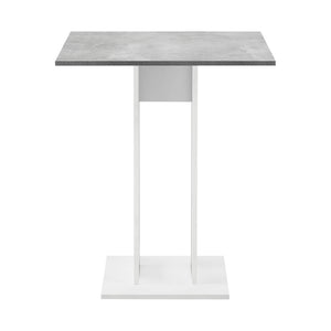 Esstisch Lindesnes 65x65x78 cm Weiss/Betonoptik