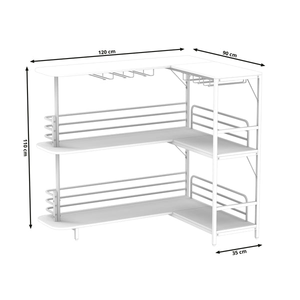 Bartisch Vintage BONITA 120 x 90 x 110 cm