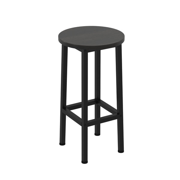 Bartisch mit Barhocker Set HOVMARK 120 x 40 x 90 cm schwarz