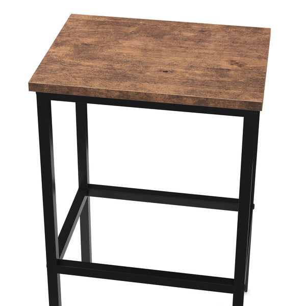 Vintage bar table and bar stool set BONITA 100 x 40 x 90 cm