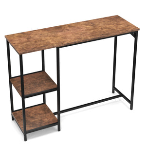 Vintage bar table and bar stool set BONITA 120 x 40 x 91 cm