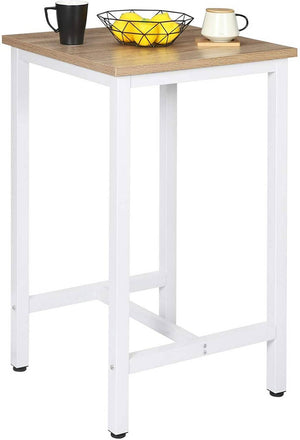 Bartisch aus Metallgestell, Tischplatte aus MDF