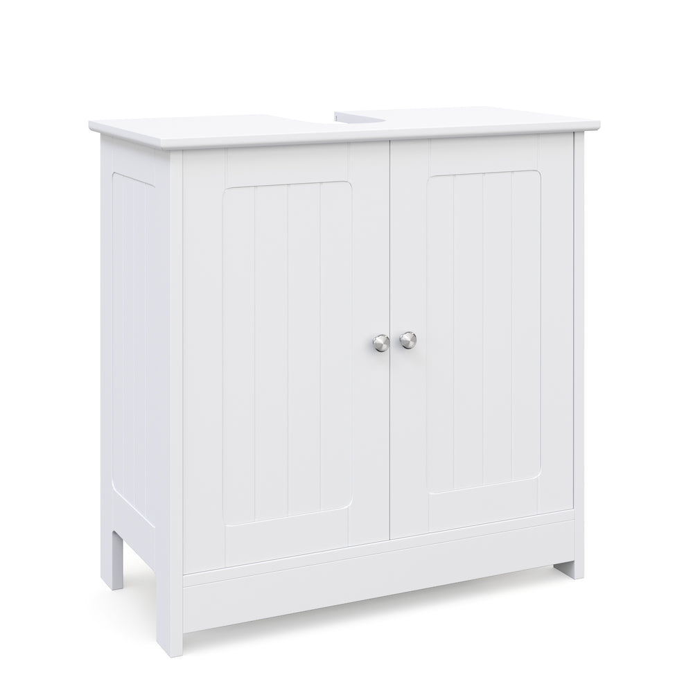 Meuble-lavabo 60 x 29 x 60 cm blanc