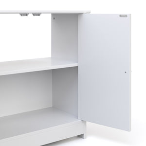 Waschbeckenunterschrank 60 x 29 x 60 cm weiss