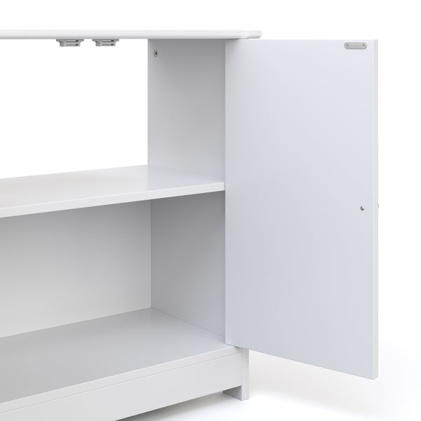 Waschbeckenunterschrank 60 x 29 x 60 cm weiss