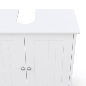 Waschbeckenunterschrank 60 x 29 x 60 cm weiss