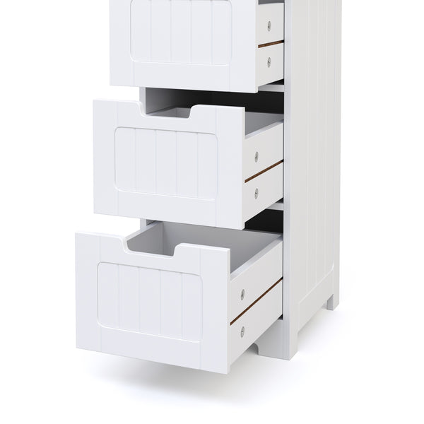 Badezimmerschrank 30 x 30 x 81 cm weiss