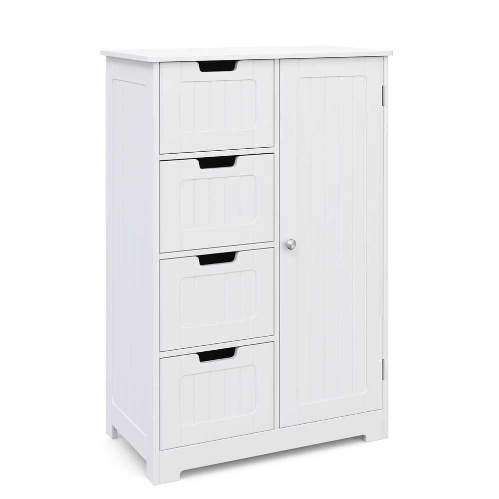 Meuble de salle de bain 55 x 30 x 81 cm blanc
