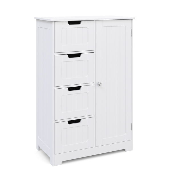 Badezimmerschrank 55 x 30 x 81 cm weiss