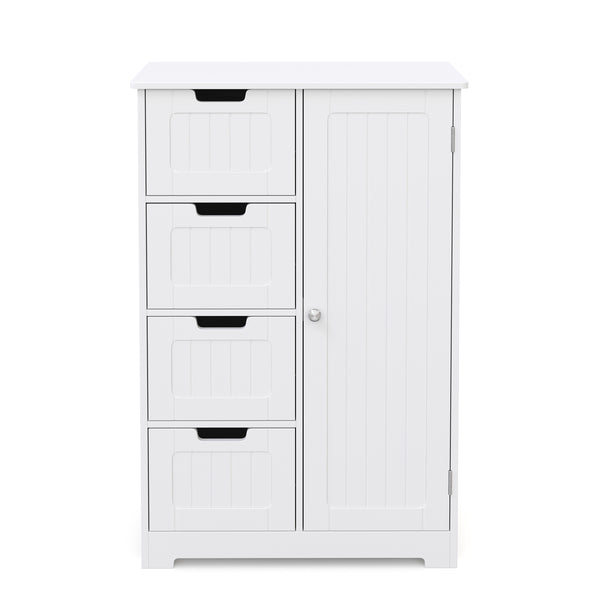 Badezimmerschrank 55 x 30 x 81 cm weiss