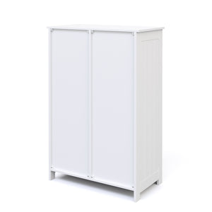 Badezimmerschrank 55 x 30 x 81 cm weiss