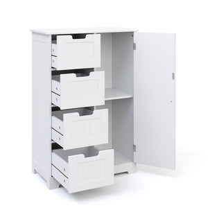 Badezimmerschrank 55 x 30 x 81 cm weiss