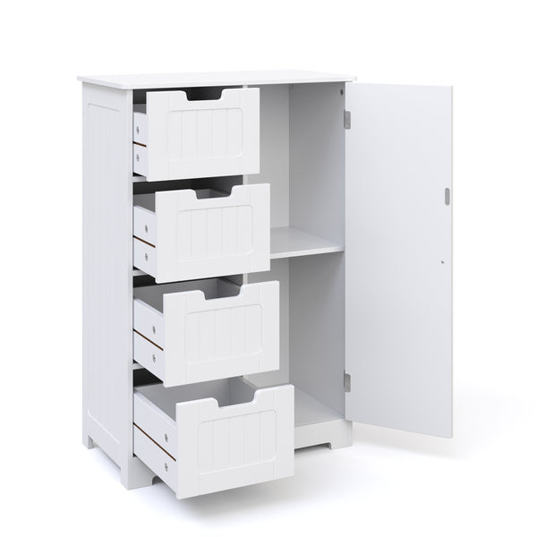 Badezimmerschrank 55 x 30 x 81 cm weiss