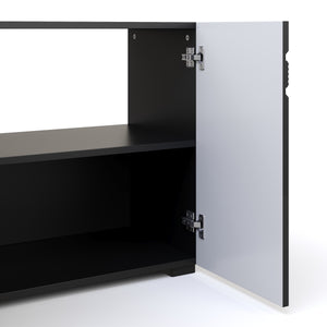 Waschbeckenunterschrank 60 x 34 x 56 cm schwarz