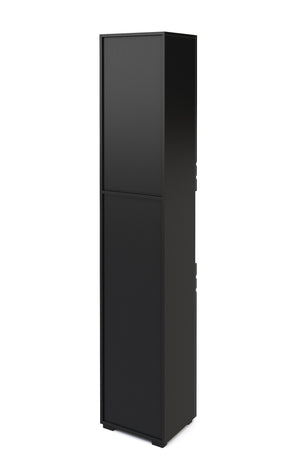 Badezimmerschrank 36 x 31 x 190 cm schwarz