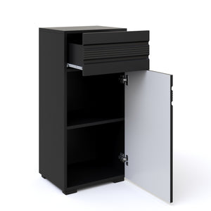 Badezimmerschrank 36 x 31 x 79 cm schwarz