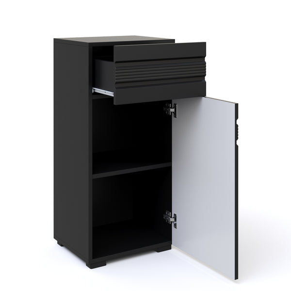 Badezimmerschrank 36 x 31 x 79 cm schwarz