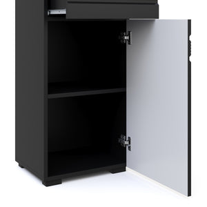 Badezimmerschrank 36 x 31 x 79 cm schwarz