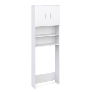 Waschmaschinenschrank 64 x 26 x 190 cm weiss