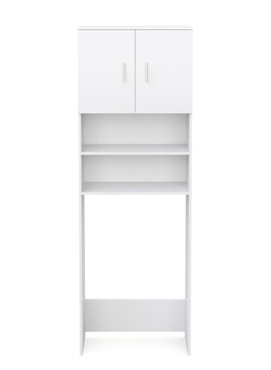 Waschmaschinenschrank 64 x 26 x 190 cm weiss
