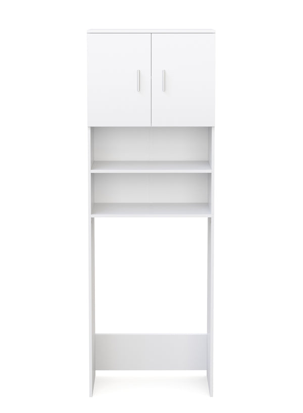 Waschmaschinenschrank 64 x 26 x 190 cm weiss