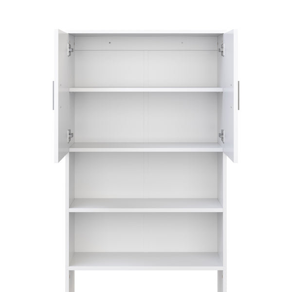 Waschmaschinenschrank 64 x 26 x 190 cm weiss