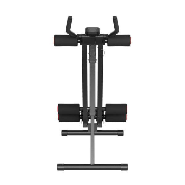 Bauchtrainer AB Trainer mit Curved-Schiene schwarz
