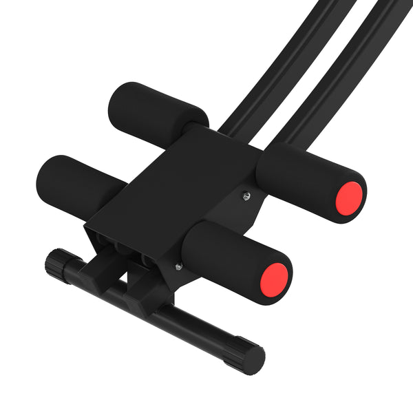 Bauchtrainer AB Trainer mit Curved-Schiene schwarz